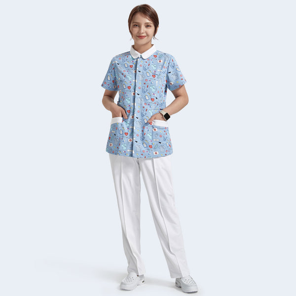 802 Peter Pan Collar Nurse Set