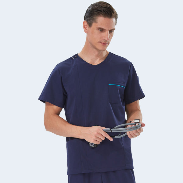 603 Concealed-Zip Scrub Set