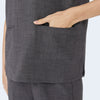 606 Snap-Shoulder V-Neck Scrub Set